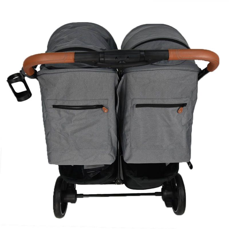 BebeStars Καρότσι Διδύμων Double Trouble Grey 