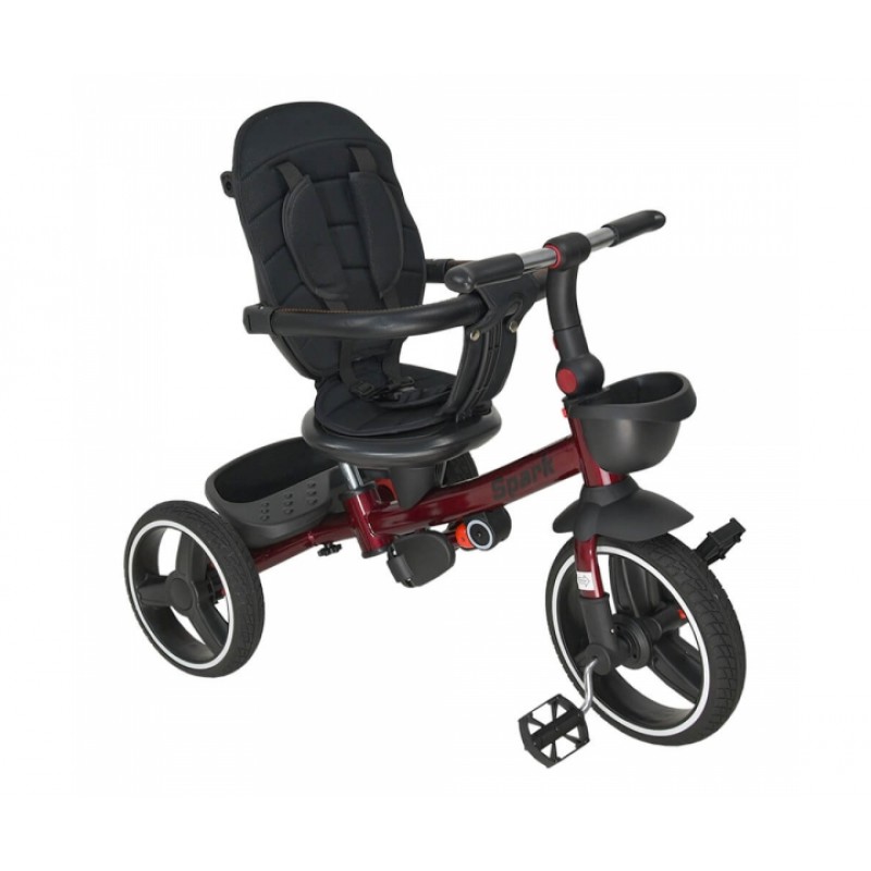 BebeStars Πτυσσόμενο τρίκυκλο ποδηλατάκι Bebe Stars 360° Spark Red