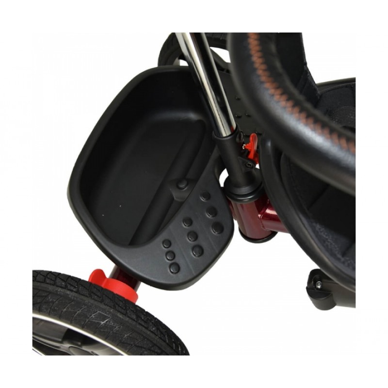 BebeStars Πτυσσόμενο τρίκυκλο ποδηλατάκι Bebe Stars 360° Spark Red