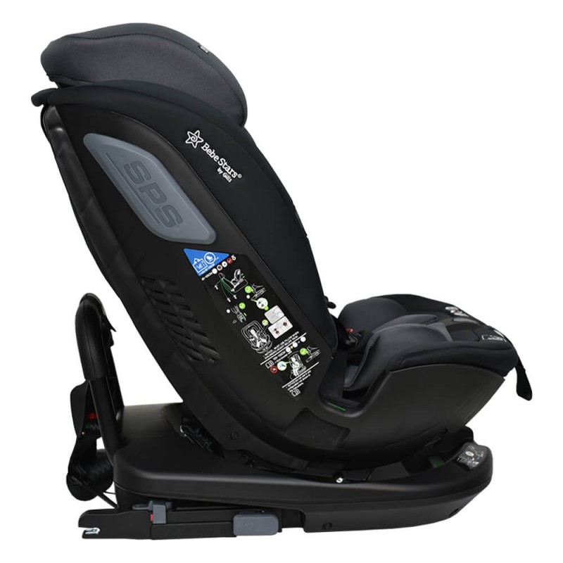 BebeStars Κάθισμα Αυτοκινήτου IMOLA ISOFIX I-SIZE 360° BLACK 40 έως 150 εκ