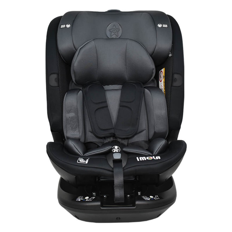 BebeStars Κάθισμα Αυτοκινήτου IMOLA ISOFIX I-SIZE 360° BLACK 40 έως 150 εκ