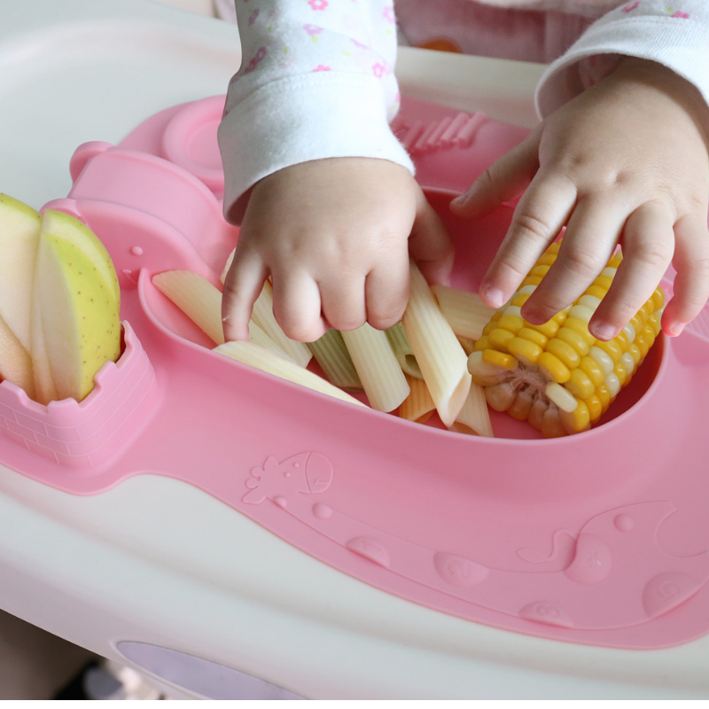 6m+ Πιάτο Σιλικόνης Amusemat Ροζ Marcus & Marcus