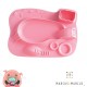 6m+ Πιάτο Σιλικόνης Amusemat Ροζ Marcus & Marcus