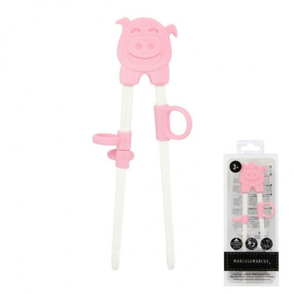 3y+ Chopsticks Εκπαιδευτικά για Sushi Γουρουνάκι Pockey Marcus & Marcus