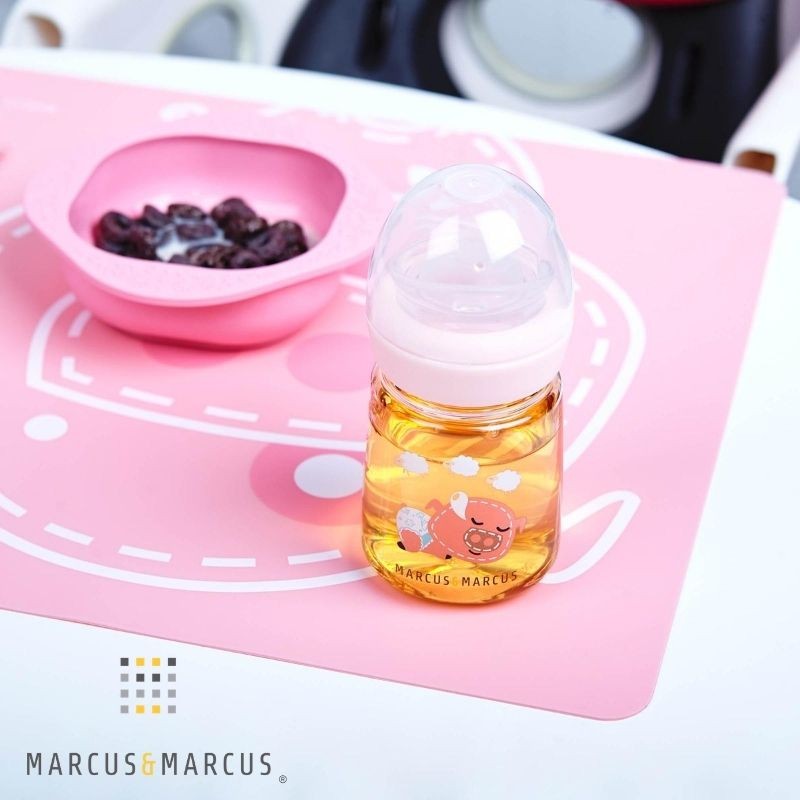 6m+ Μπουκάλι PPSU Stage 2 & 3 μετάβασης σε 12m+ Τριπλό σύστημα εκπαίδευσης Ροζ marcus