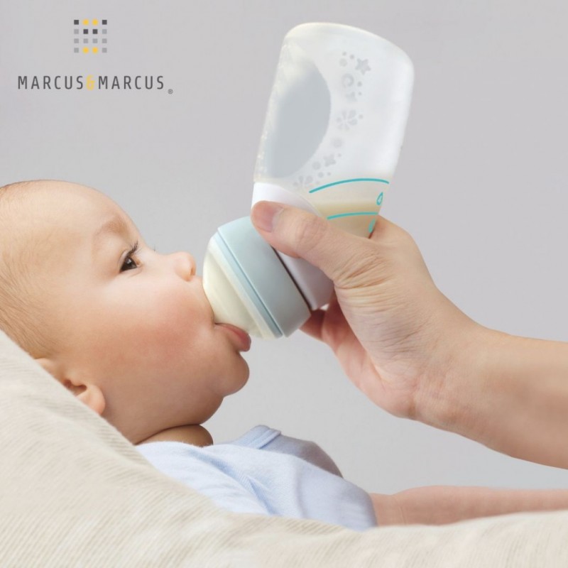 X-SOFT Silicon Μπιμπερό 240ml & φύλαξης μητρικού Γάλακτος 2 σε 1 Μέντα Marcus