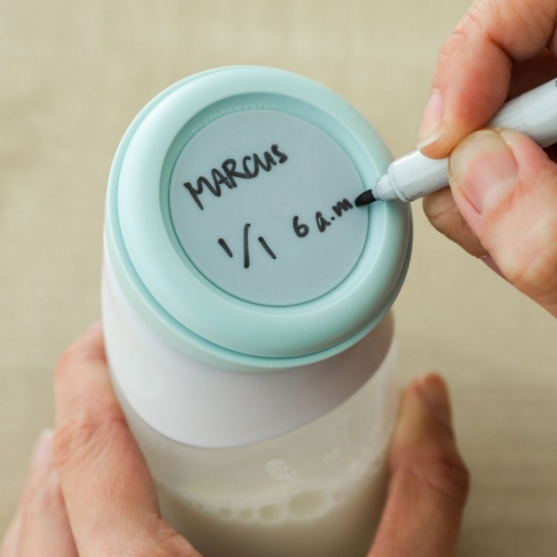 X-SOFT Silicon Μπιμπερό 240ml & φύλαξης μητρικού Γάλακτος 2 σε 1 Μέντα Marcus