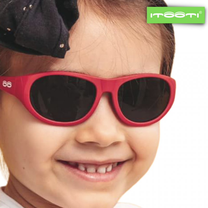 3-6 ετών Active Sport Παιδικά Γυαλιά Ηλίου iTooTi με εύκαμπτο σκελετό Μπορντό