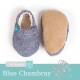 18-24m Παιδικά Παvτοφλάκια Χειροποίητα Blue Sea Chambray No 22 Titot