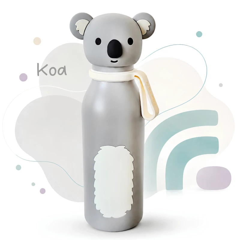 Bottlies by ZAZU Fun Παιδικό Μπουκάλι Θερμός Κοάλα 400ml από Ανοξείδωτο Ατσάλι 304