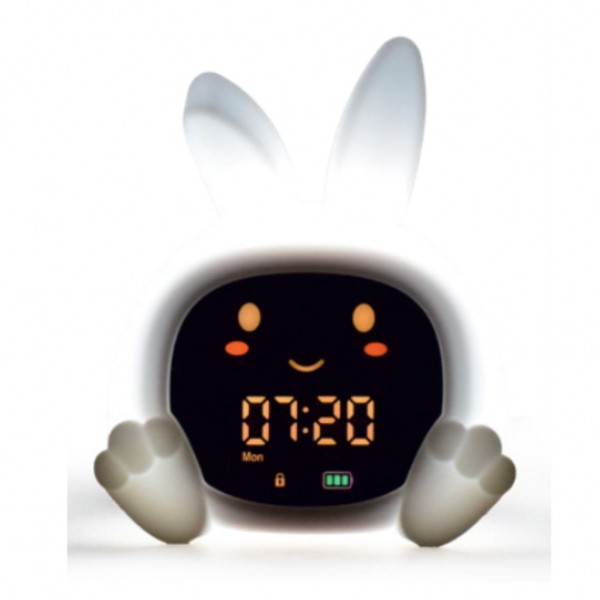 ZAZU Fun Sarah Εκπαιδευτικό Ξυπνητήρι Φωτιστικό Σιλικόνης με Ηχους ύπνου