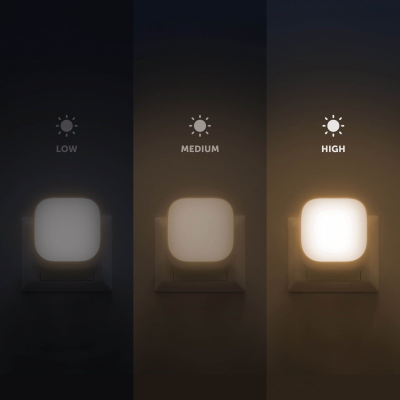 ZAZU Socket Light Φωτάκι Πρίζας Led με Αισθητήρα Νυκτός Μέντα