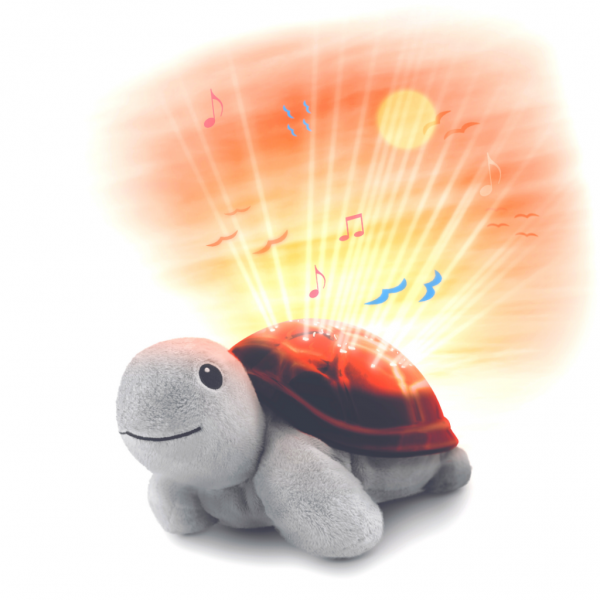 TIM προβολέας με Kίνηση Πουλιών Ουρανός 3 Στάδια Ύπνου & Λευκοί Ήχοι Φύσης Χελώνα ZAZU