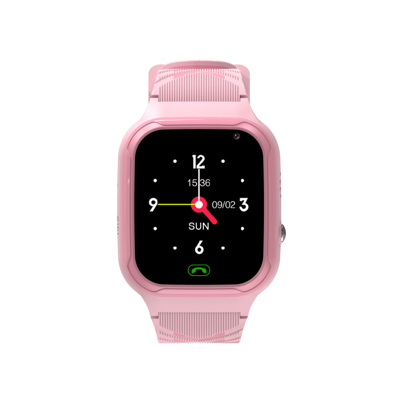 ZAZU Fun Smart Watch 4G/GPS Εντοπισμού Παιδιού & Βιντεοκλήση Ρόζ