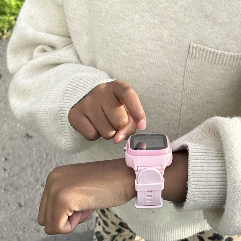 ZAZU Fun Smart Watch 4G/GPS Εντοπισμού Παιδιού & Βιντεοκλήση Ρόζ