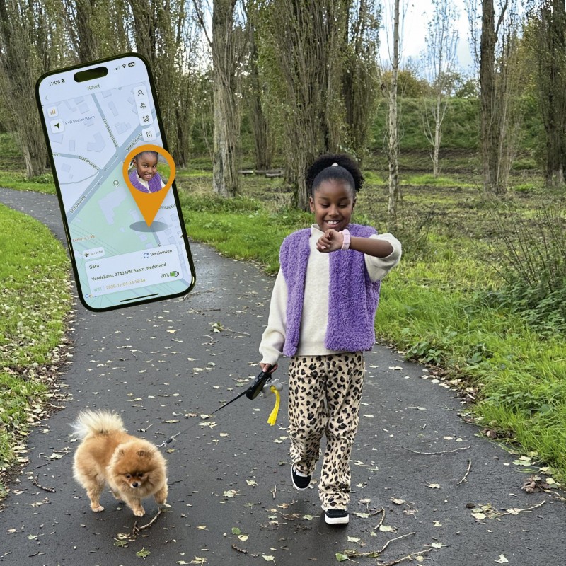 ZAZU Fun Smart Watch 4G/GPS Εντοπισμού Παιδιού & Βιντεοκλήση Ρόζ