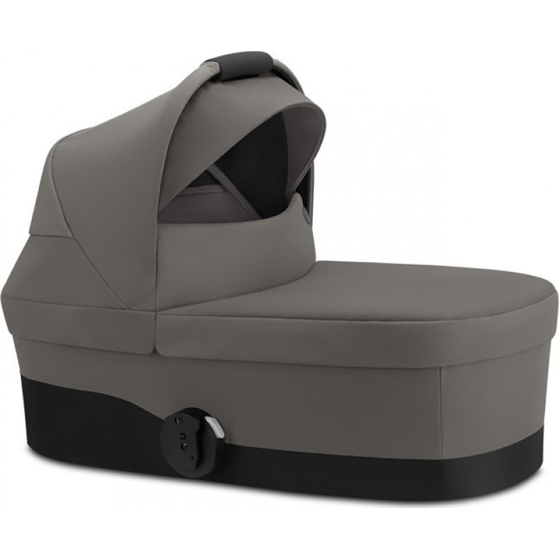 Cybex balios S Lux 3 in 1 βρεφικό καρότσι με carry cot και Δώρο το κάθισμα αυτοκινήτου Aton B2 I-size Soho Grey