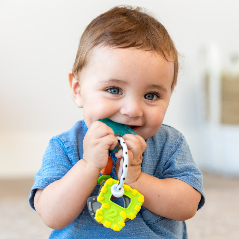 Infantino Slide & Chew Teether Keys Κουδουνίστρα με Μασητικά Κλειδιά
