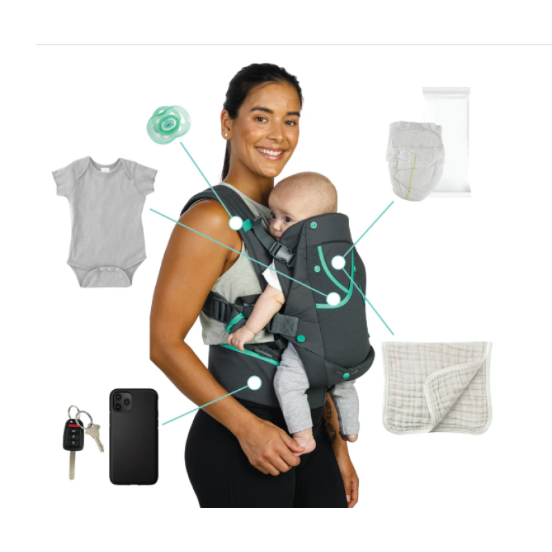 Infantino Carry On Active Multi-Pocket Carrier Εργονομικός Μάρσιπος 4 Θέσεων