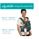 Infantino Carry On Active Multi-Pocket Carrier Εργονομικός Μάρσιπος 4 Θέσεων