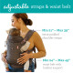 Infantino Flip 4-in-1 Convertible Carrier Leopard Μάρσιπος 4 Θέσεων