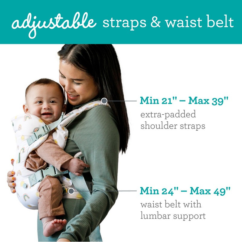 Infantino Flip 4-in-1 Convertible Carrier Rainbow Μάρσιπος 4 Θέσεων