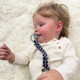 Infantino PaciGrip Silicone Skater Κλιπ Πιπίλας με Μασητικό