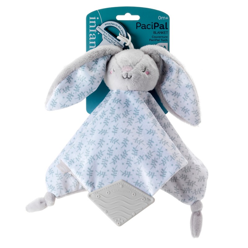 Infantino Plush PaciPal Teether Blanket Πανάκι Παρηγοριάς