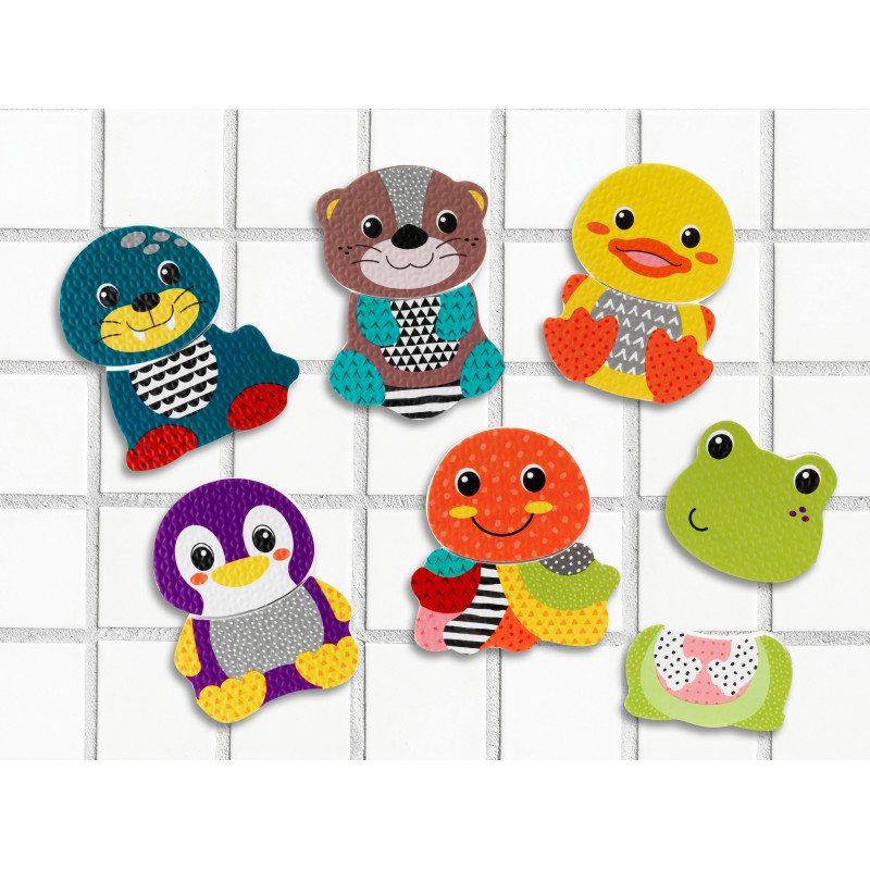 Infantino Mix & Match Bath Sticker Pals Παιχνίδι Μπάνιου 10τμχ