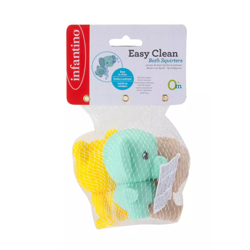 Infantino Easy Clean Bath Squirters Παιχνίδια Μπάνιου 3τμχ