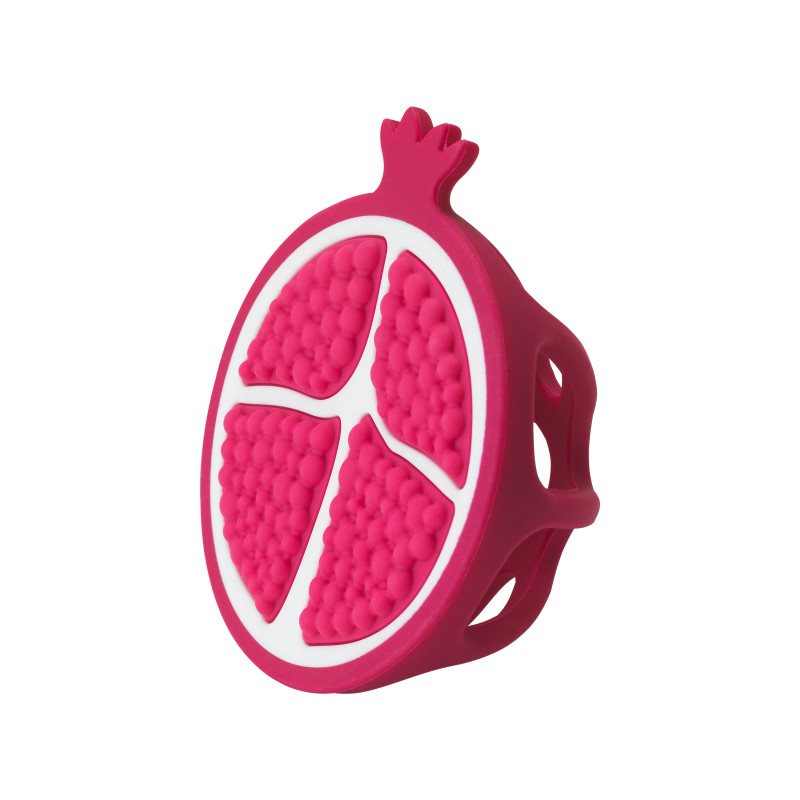 Infantino Soothing Silicone Teether Pomegranate Μασητικό Οδοντοφυΐας Ρόδι