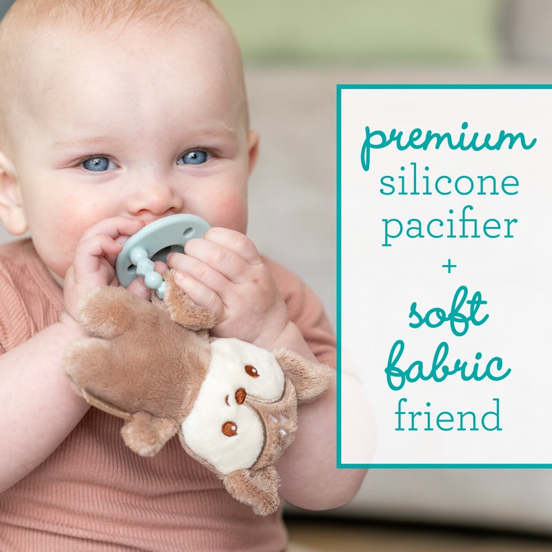 Infantino Snuggle & Soothe PaciPal Πανάκι Παρηγοριάς με Πιπίλα