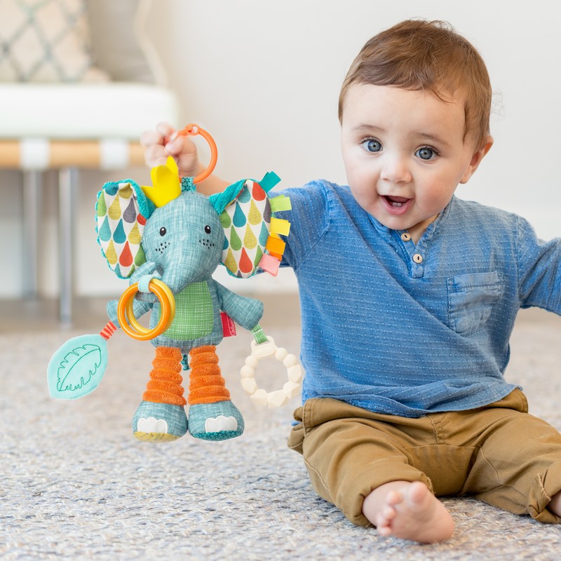 Infantino Playtime Pal Elephant Παιχνίδι Δραστηριοτήτων Ελεφαντάκι