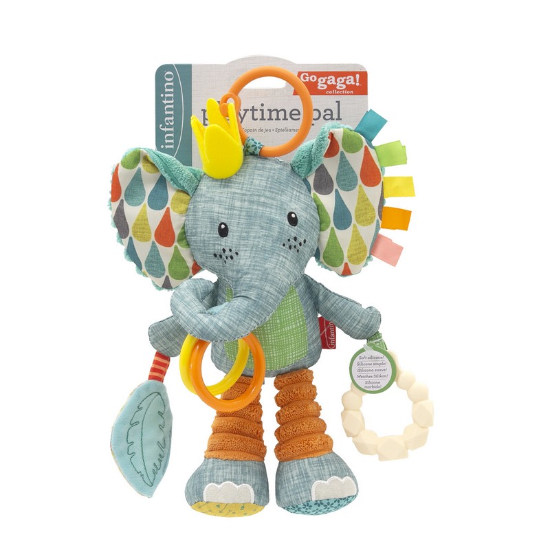 Infantino Playtime Pal Elephant Παιχνίδι Δραστηριοτήτων Ελεφαντάκι
