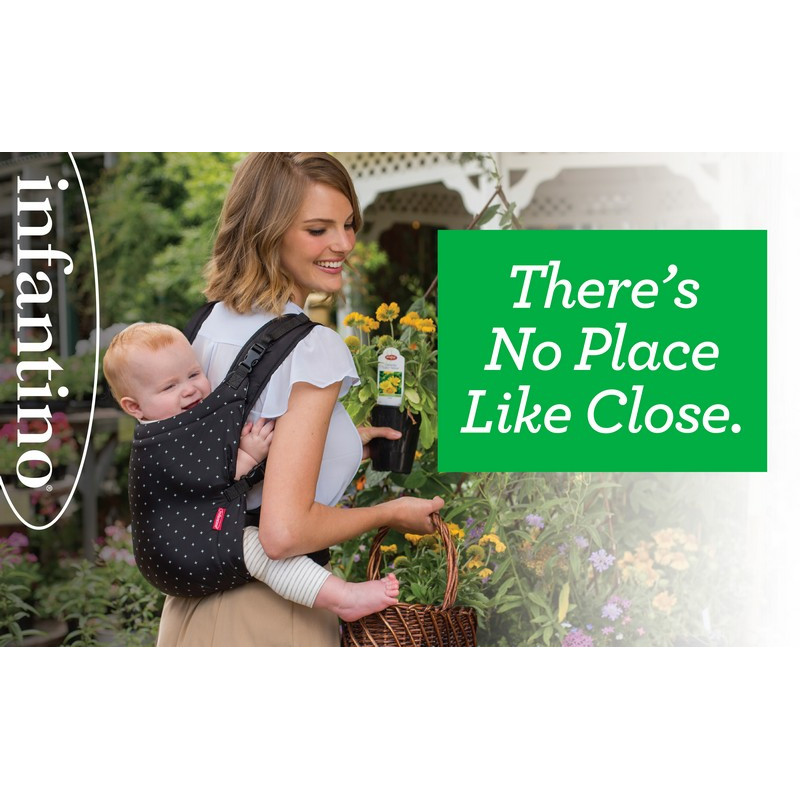 Infantino Zip Travel Carrier Μάρσιπος 2 Θέσεων με Ενσωματωμένη Θήκη