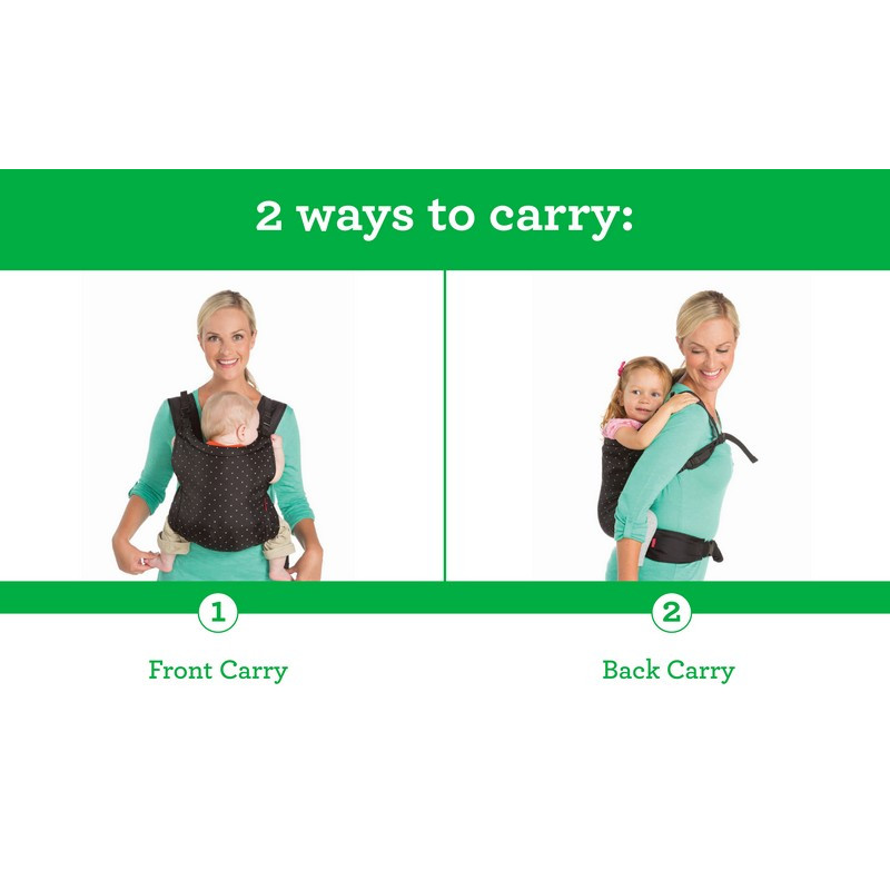 Infantino Zip Travel Carrier Μάρσιπος 2 Θέσεων με Ενσωματωμένη Θήκη