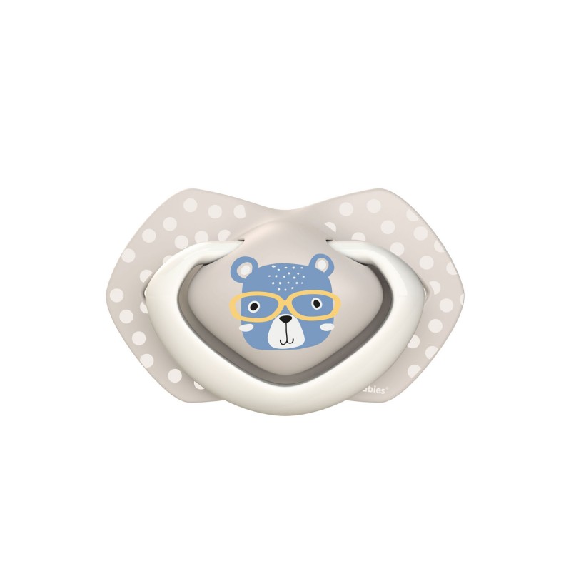 Canpol Babies Ορθοδοντικές Πιπίλες Σιλικόνης 6-18m BONJOUR PARIS 2τμχ