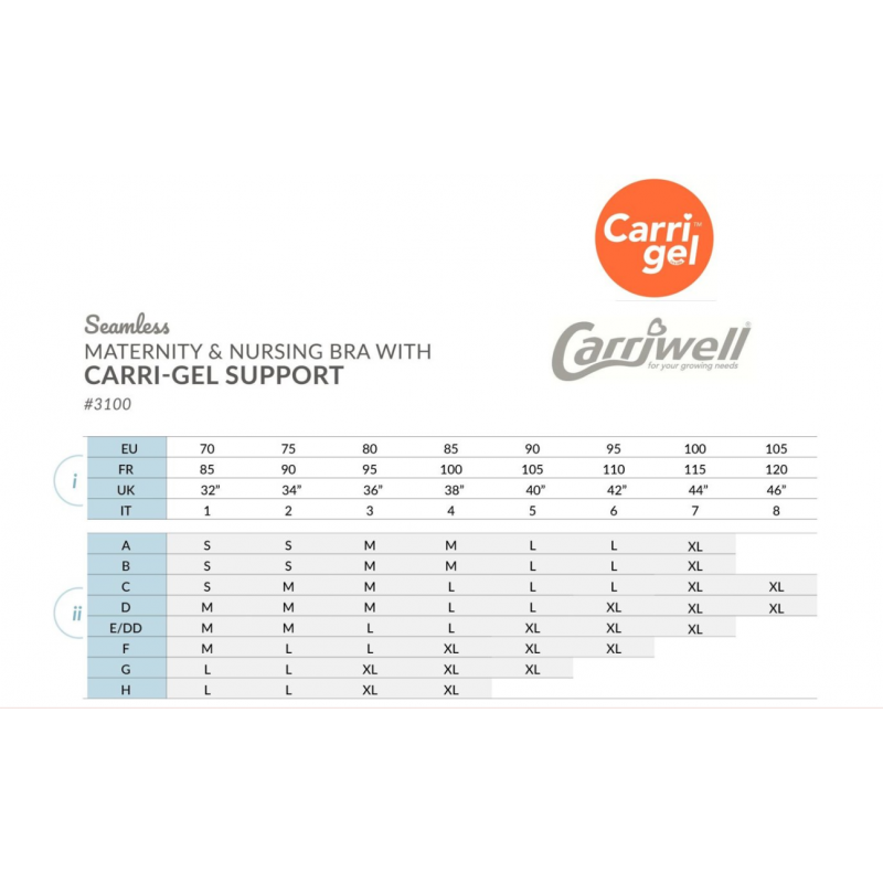 Carriwell Carri-Gel Support σουτιέν θηλασμού Honey X Large