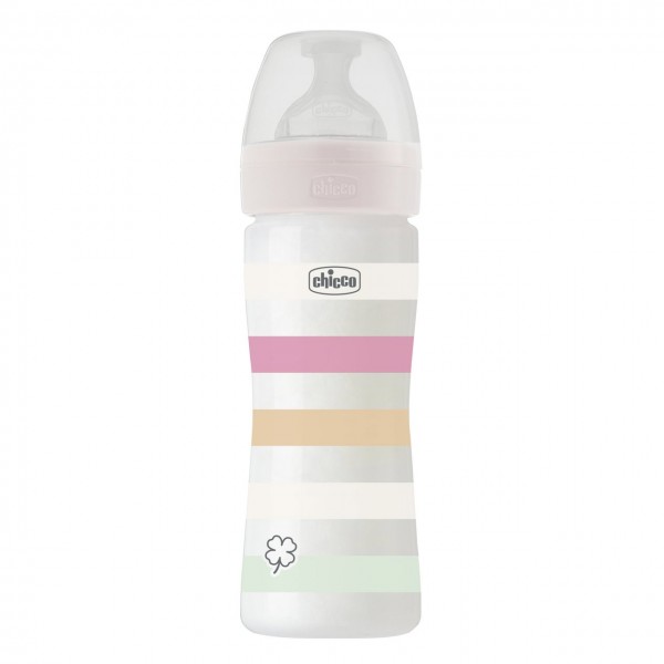 Chicco ΜΠΙΜΠΕΡΟ ΠΛΑΣΤΙΚΟ GIRL WELL BEING 250ML ΘΣ ΜΡ