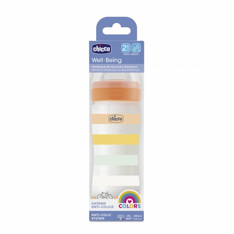 CHICCO ΜΠΙΜΠΕΡΟ ΠΛΑΣΤΙΚΟ UNISEX WELL BEING  250ML ΘΣ ΜΡ