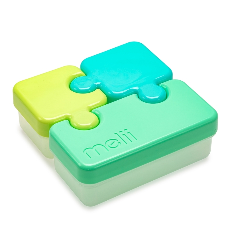 Melii Φαγητοδοχείο Παζλ Puzzle Container New Lime