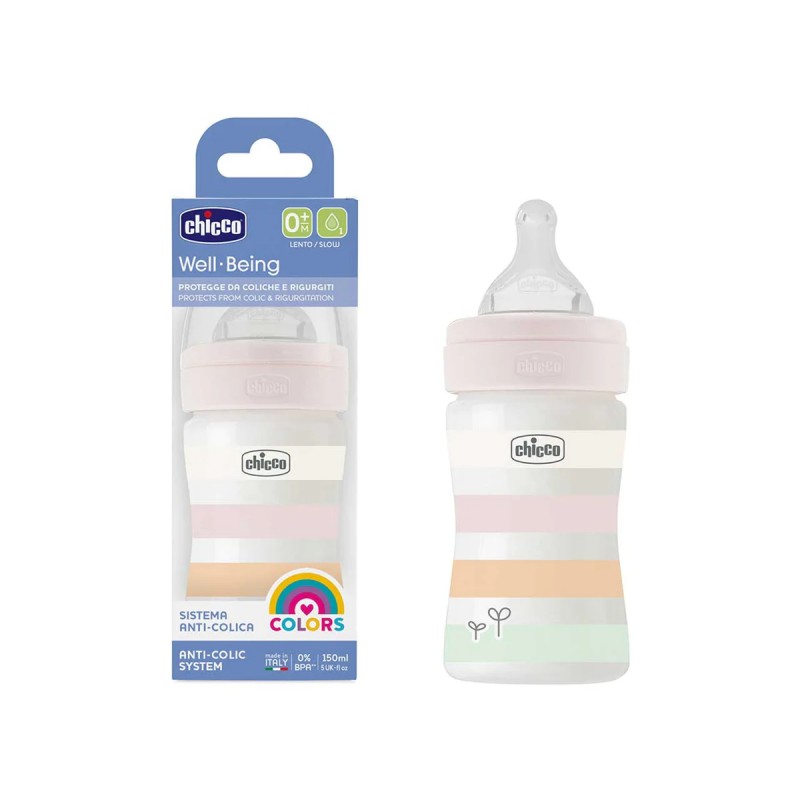 Chicco ΜΠΙΜΠΕΡΟ ΠΛΑΣΤΙΚΟ WB GIRL 150ML ΘΣ 0Μ+