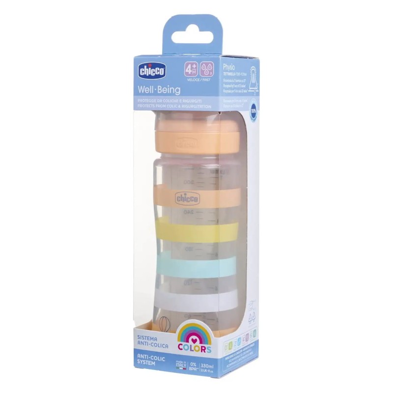 CHICCO ΜΠΙΜΠΕΡΟ ΠΛΑΣΤΙΚΟ WB UNISEX 330ML ΘΣ 4Μ+
