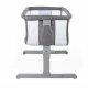 Chicco βρεφικό λίκνο next to me Air 40 Dark Grey 