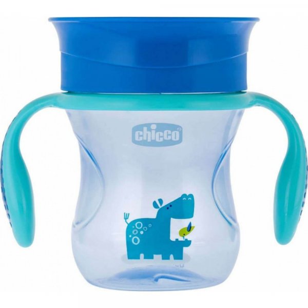 Chicco Εκπαιδευτικό Κύπελλο με Λαβές Perfect Μπλε 12m+ 200ml