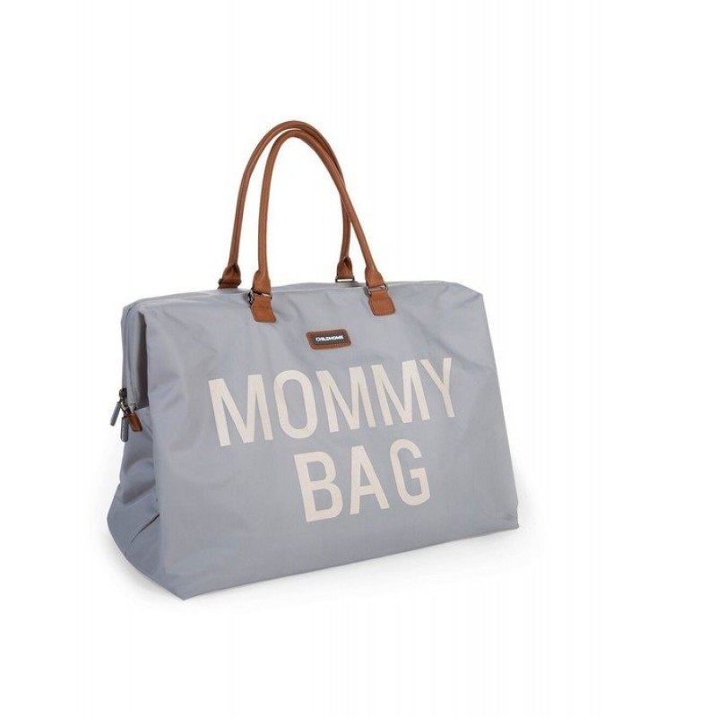 Childhome Τσάντα Αλλαγής Mommy Bag Grey Off White