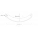 Curve Lab Major Arc Σανίδα Ισορροπίας 78x28 cm 