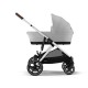 Cybex Gazelle S SLV Lava Grey Βρεφικό Καρότσι για δίδυμα 