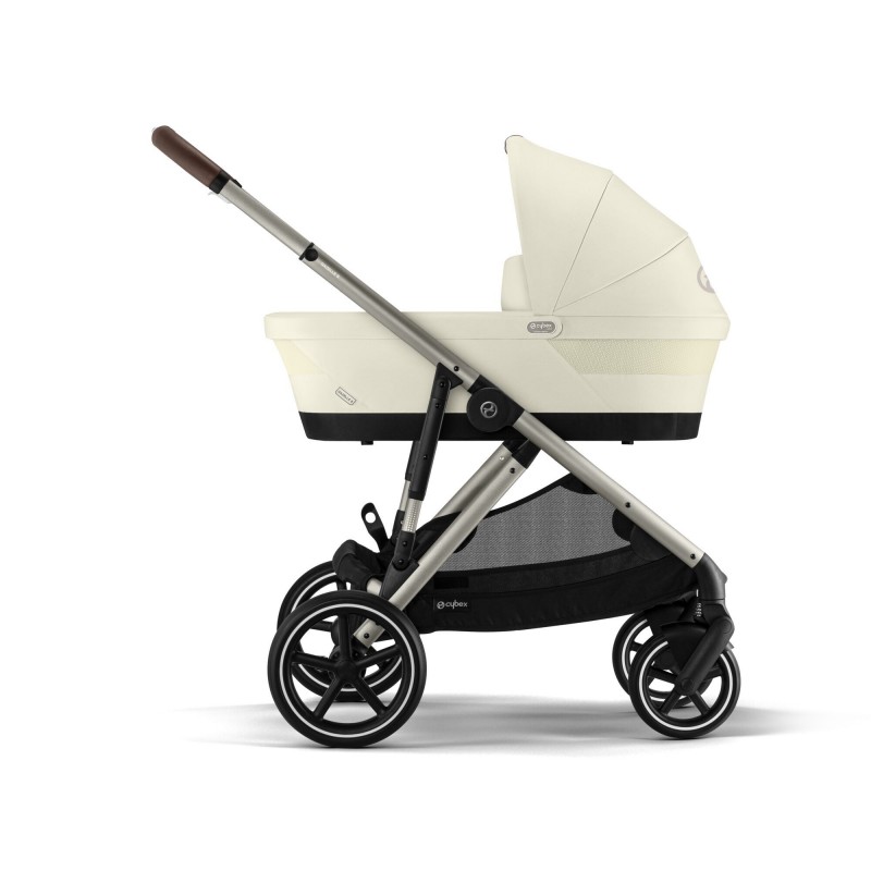 Cybex Gazelle S TPE Seashell Beige Βρεφικό Καρότσι για δίδυμα