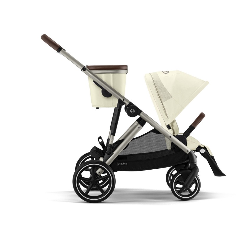Cybex Gazelle S TPE Seashell Beige Βρεφικό Καρότσι για δίδυμα